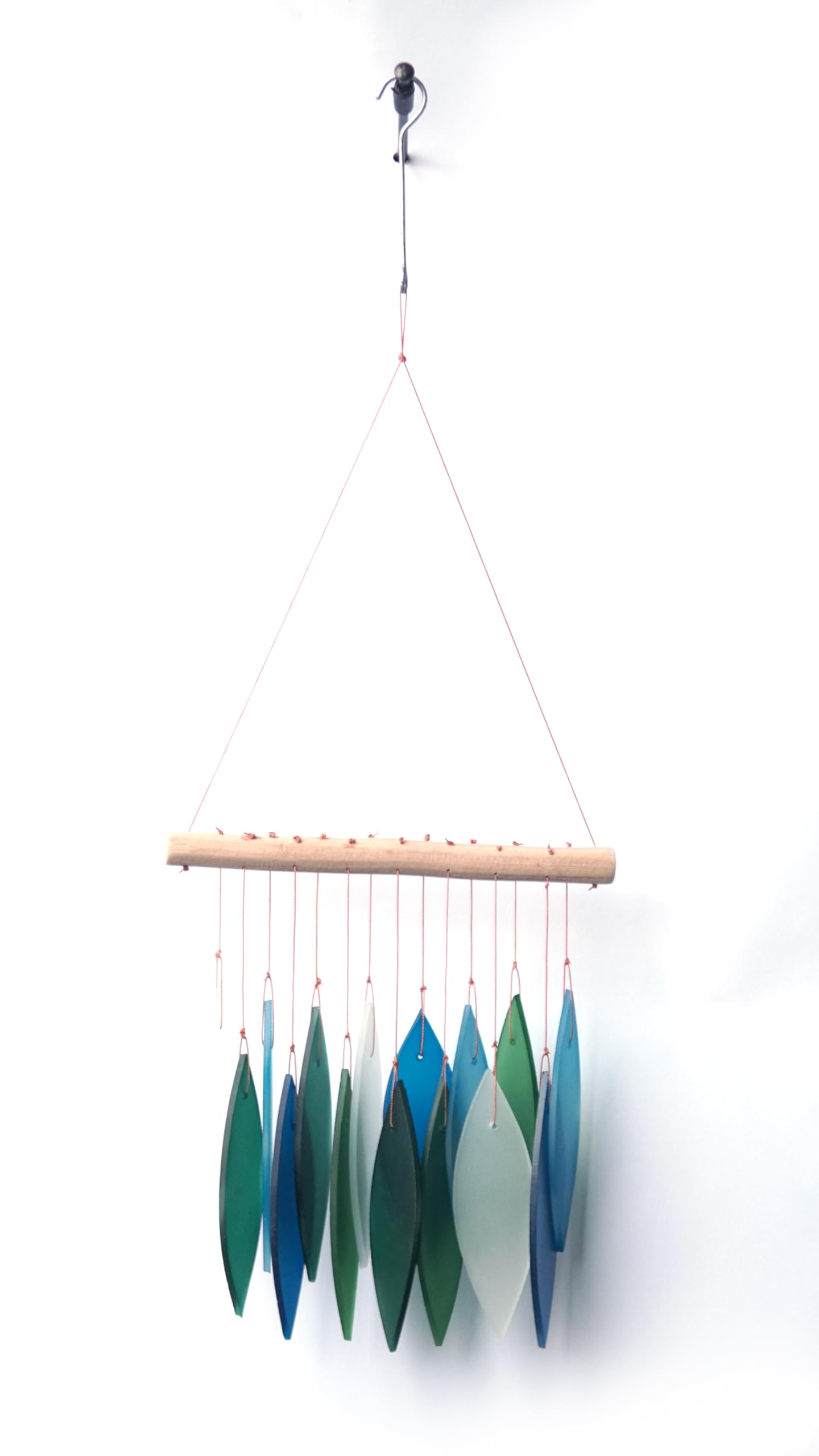 Carillon à vent en bois flotté idée cadeau originale déco de jardin