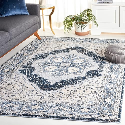 Safavieh Rosewood Area Rug Ivory & Blue 4x6