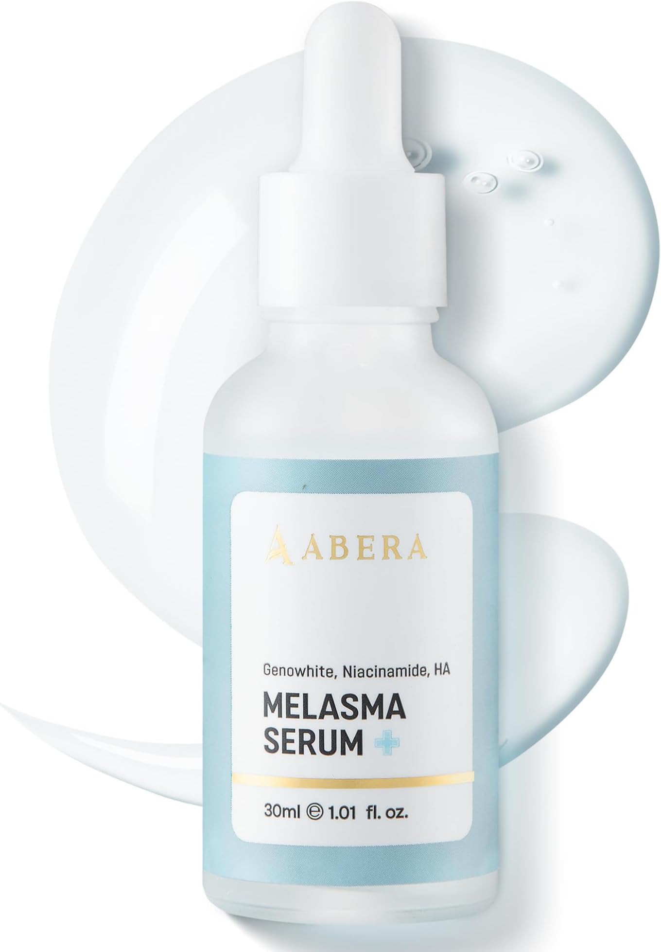 Abera Melasma Serum Plus, Dark Spot Corrector for Face with Niacinamide & Peptide, Discoloration Correcting Serum for Sun Spots & Uneven Skin Tone, 1.0 Fl Oz (Pack of 1)