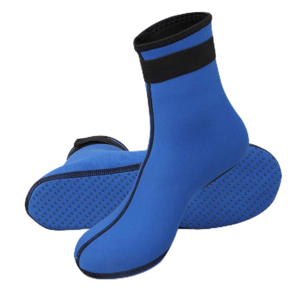 RTDEP Neoprene Socks, 3MM Water Socks, Diving Socks for Women Men,Water Resistant Wetsuit Socks,Wetsuit Boots Sand Socks