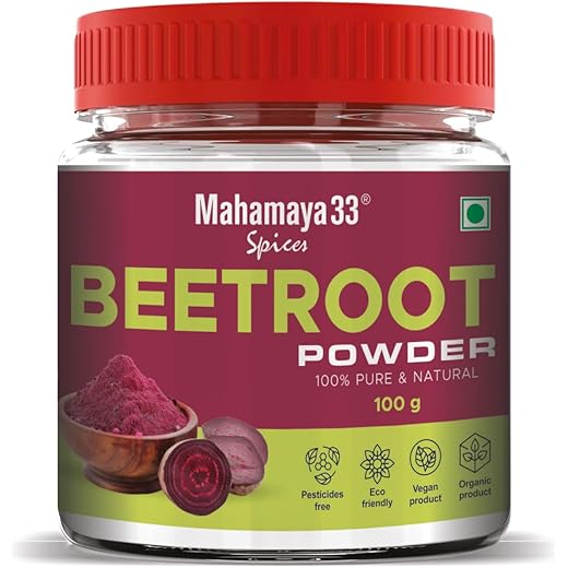 Mahamaya33 Beetroot Powder 100 Pure & Natural Organic Vegan