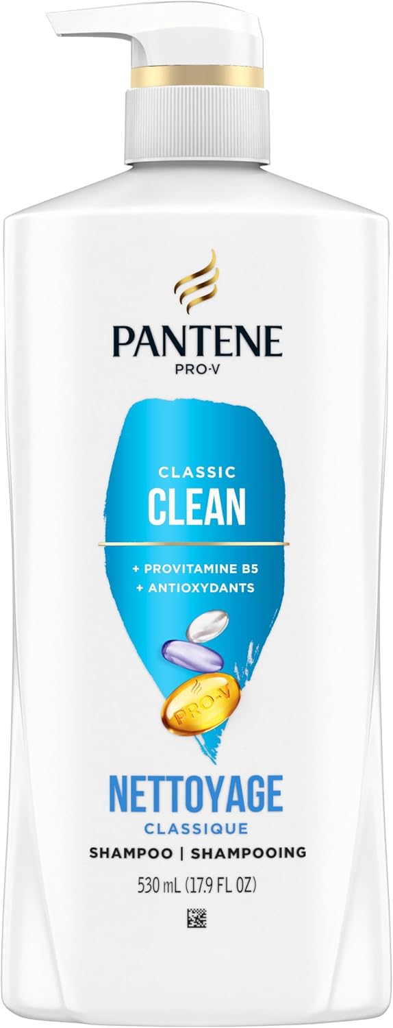 Pantene Classic Clean 72 HR Nourishment Shampoo, 530 mL