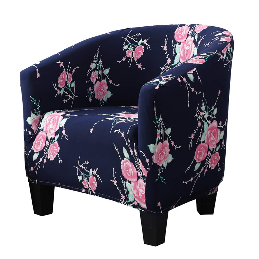Topchances Club Chair Covers, Tub Chair Slipcover Stretch Velvet Armchair Covers Sofa Cover Velvet Fabric Soft Non Slip Washable Furniture Protector for Bar Counter (A-10) — image 1