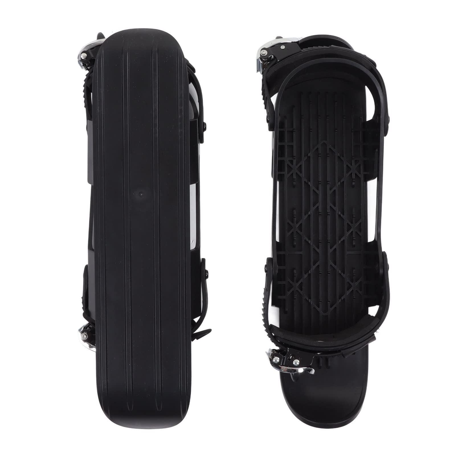 Leapiture Mini Ski Skates Mini Ski Shoes Adjusable Skiboards Attach to Skis Boots for Downhill Slopes Winter Sports for Children (A)