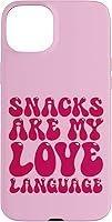 Vista 9 de Snacks Are My Love Language Funda para iPhone 16 para niños y padres