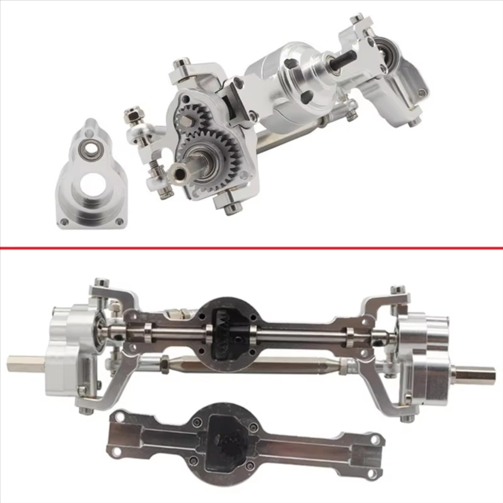 Compatibile Con MN D90 D91 D99 D99S Per MN99S Per MN98 MN90 1/12 Parti Di Aggiornamento Per Auto RC, Assi Portali Anteriori E Posteriori In Metallo CNC Accessori