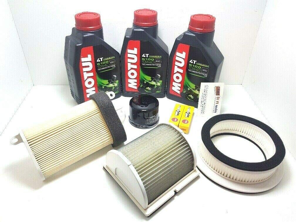 KIT TAGLIANDO OLIO 5100 10w40 FILTRI CANDELE NGK YAMAHA XP 500 T MAX 2001 2002 2003 2004 2005 2006 2007