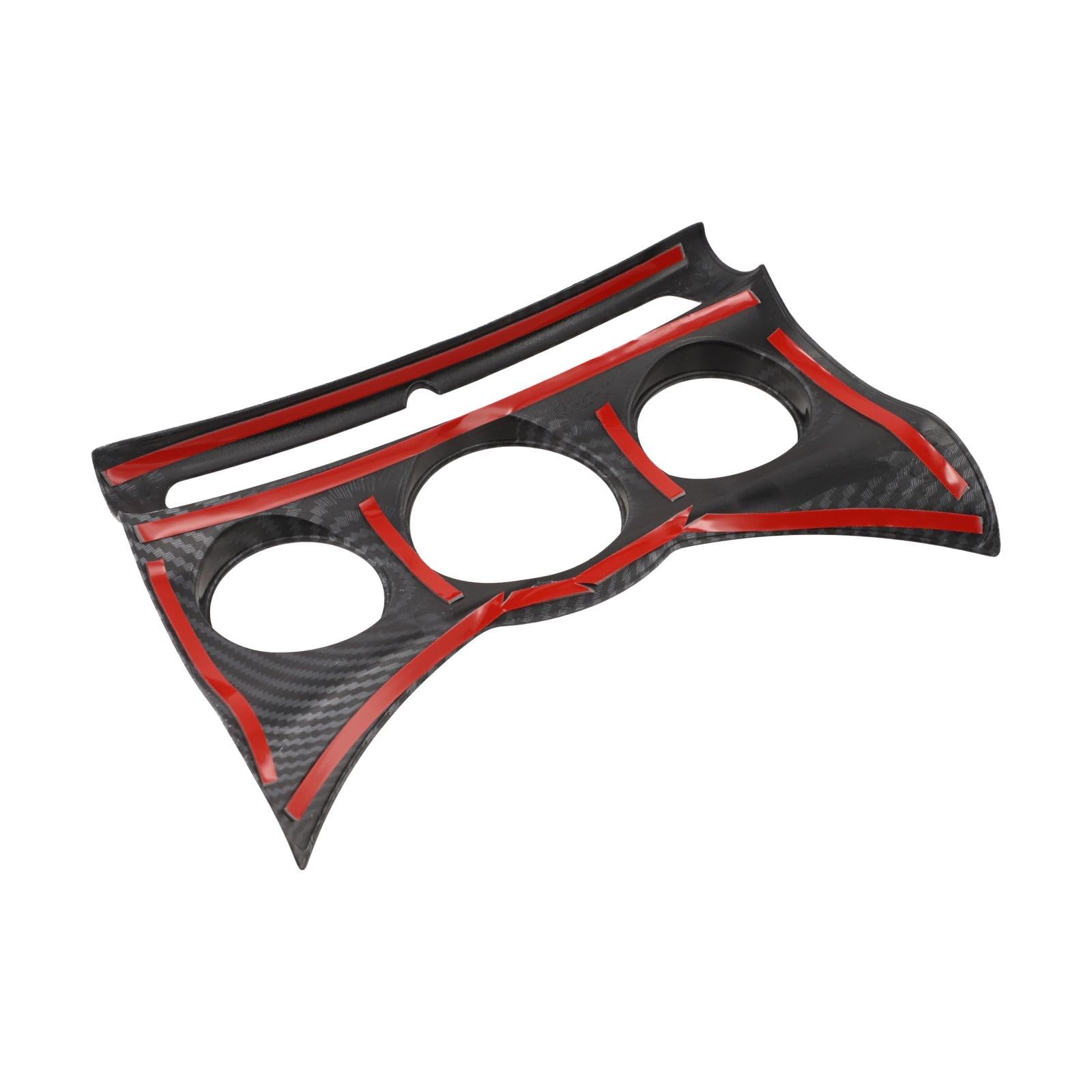Coque de console centrale en fibre de carbone pour MINI Cooper S JCW F55 F56 2014-2023, garniture intérieure en ABS pour tableau de bord
