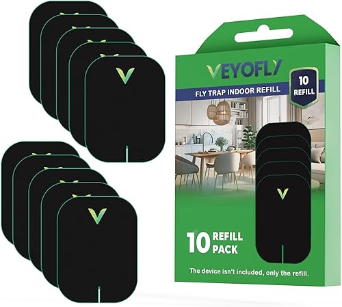 Miniatura 1 de Recambio para trampa para moscas de interior, trampas para moscas de fruta para interiores, trampas para mosquitos para interiores de casa, trampa