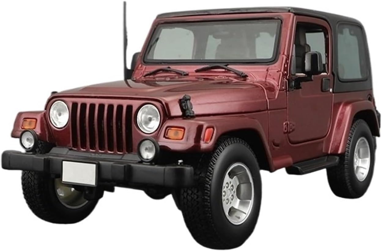 1:18 Off-road vehicle simulation alloy car model(118 Metallic Black and Red)