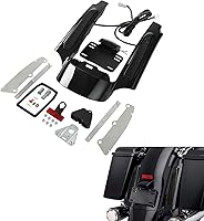 Vista 6 de TCMT Guardabarros trasero LED compatible con Harley Touring Road King CVO Road Glide Ultra Classic Electra Glide Street Glide 2009-2013