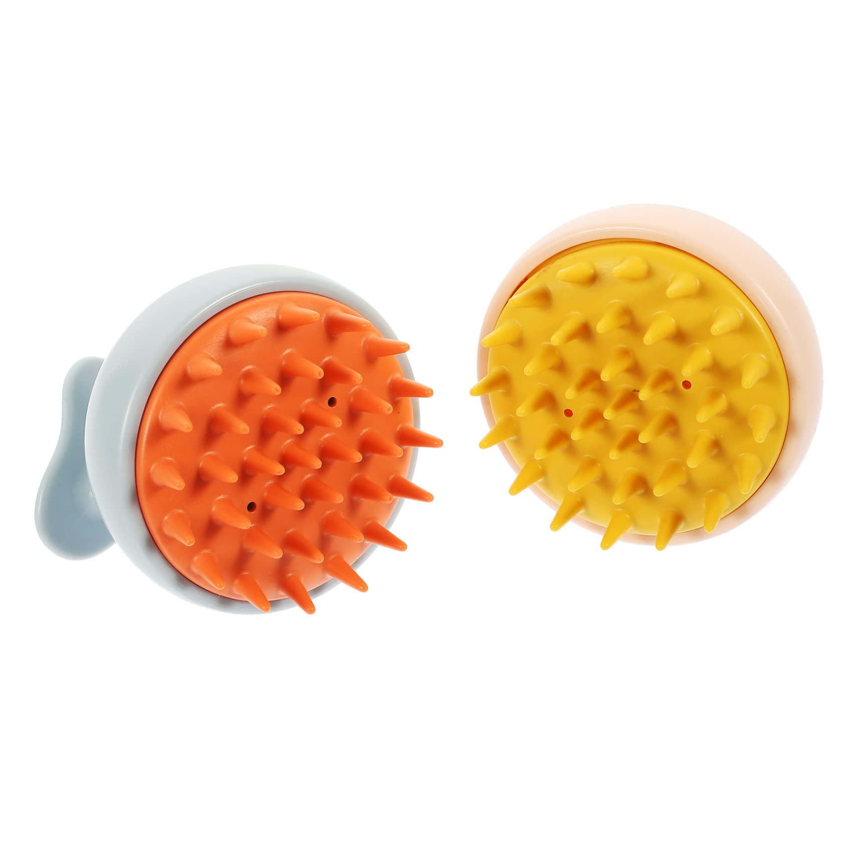 MAGICLULU 6piezas Masajeador De Cabelludo Portátil Cepillo Exfoliante Cuidado Del Cabelludo De Algodón De Picazón y Relax