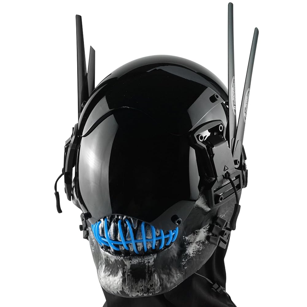 Amazon.com: HNCSFW Punk Mask Cosplay for Men, Cyberpunk