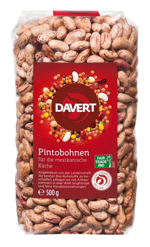 Davert Pintobohnen, 4er Pack (4 x 500 g) - Bio