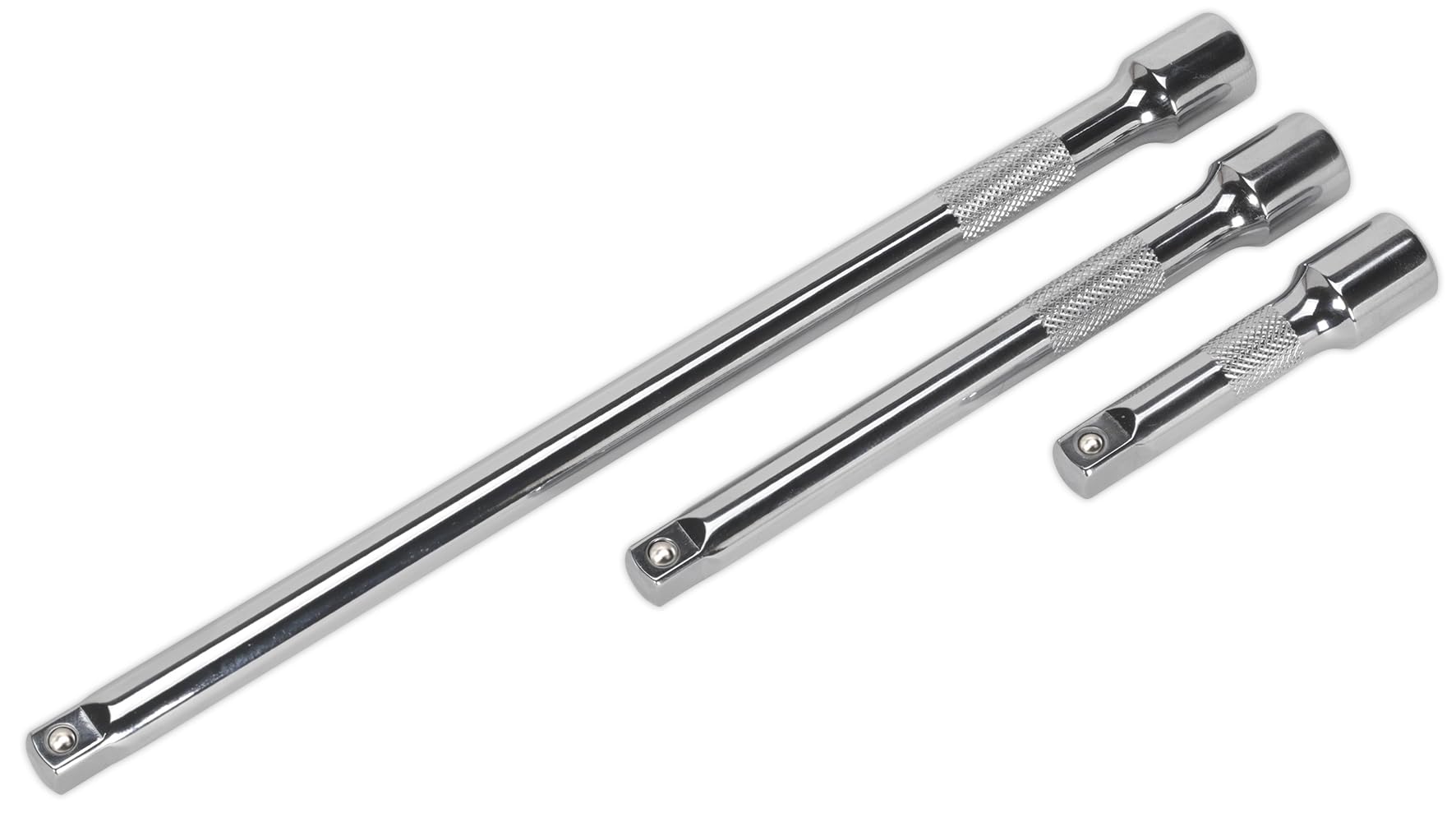 Sealey 3 Piece 3/8" Drive Socket Extension Bar Set