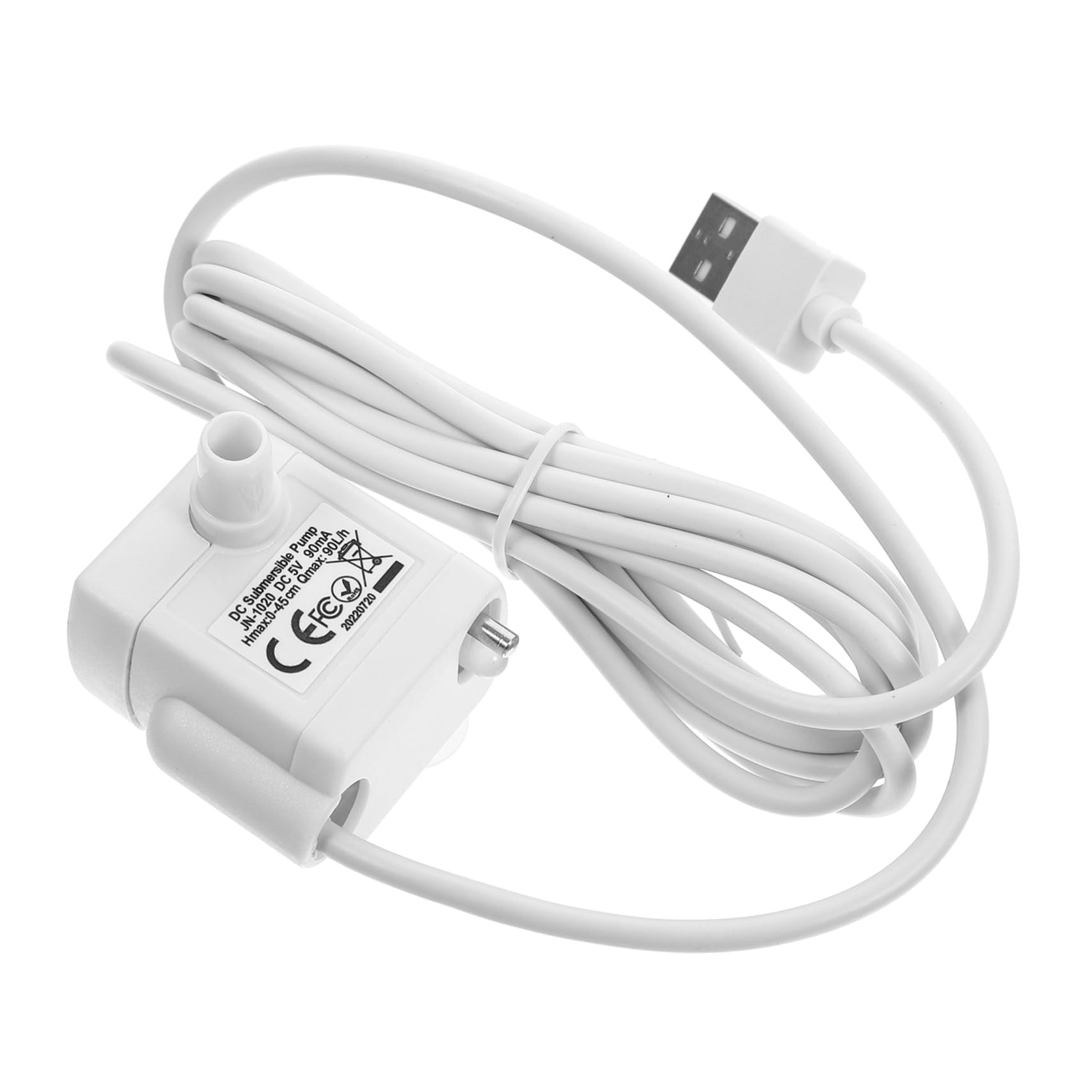 Bomba de Repuesto Cable USB y Tiendas de Mascotas para Uso en Hogares Fabricada en ABS Operación Silenciosa y Larga Duración para Fuente de Agua para Gatos