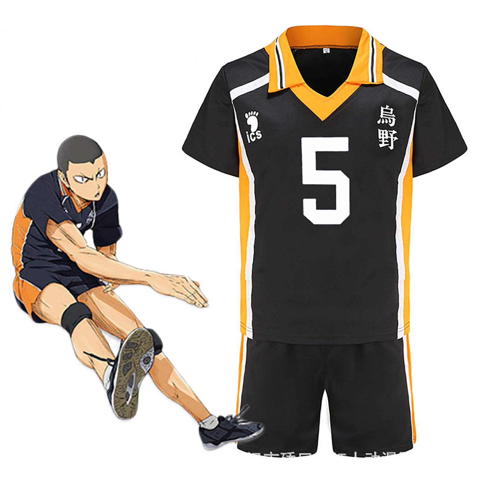 ハイキュー　菅原孝支　コスプレ　烏野　烏野高校　ユニフォーム ハイキュー!! 烏野高校 ジャージ ユニフォーム 菅原孝支
