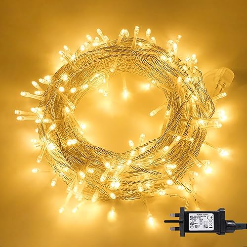 Zorela Fairy Lights Plug in, 15M 120 LED Indoor String Fairy Lights Mains Powered, Outdoor Fairy Twinkle Lights Christmas Lights 8 Modes IP44 Connectable for Bedroom, Garden, Party, Camping - 15M 120LEDs