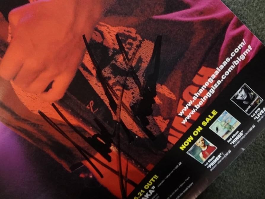 Shane Gaalaas シェーン・ガラース  直筆サイン入り入手困難ポスター Amazon.co.jp: Shane Gaalaas シェーンガラース 直筆サイン入り