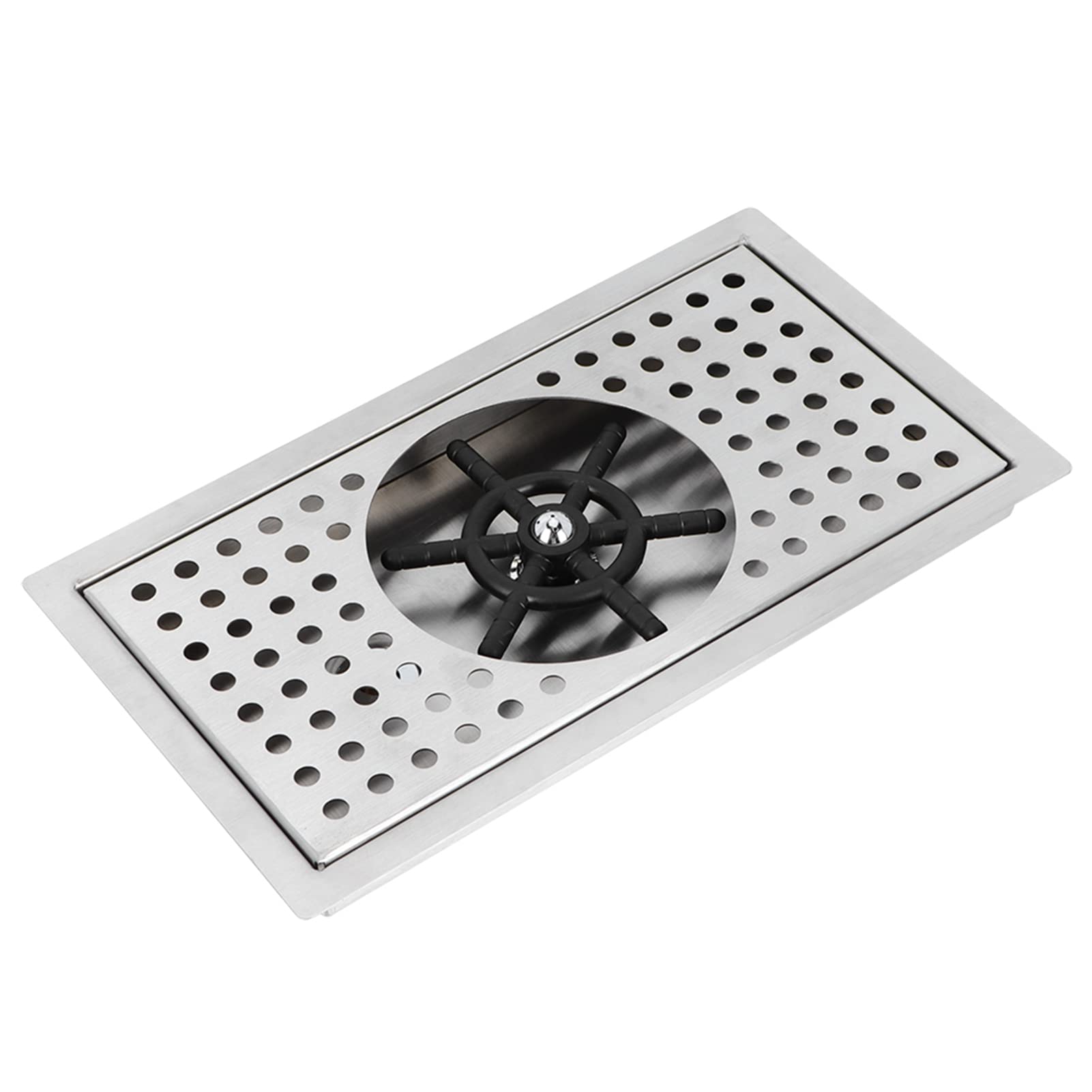 Bar Glass Washer, Cup Rinser with Five Layer Electroplating G1/2in 114mm Diameter 304 Stainless Steel Glass Rinser for Hotel, Coffee Shop, Bar and Home