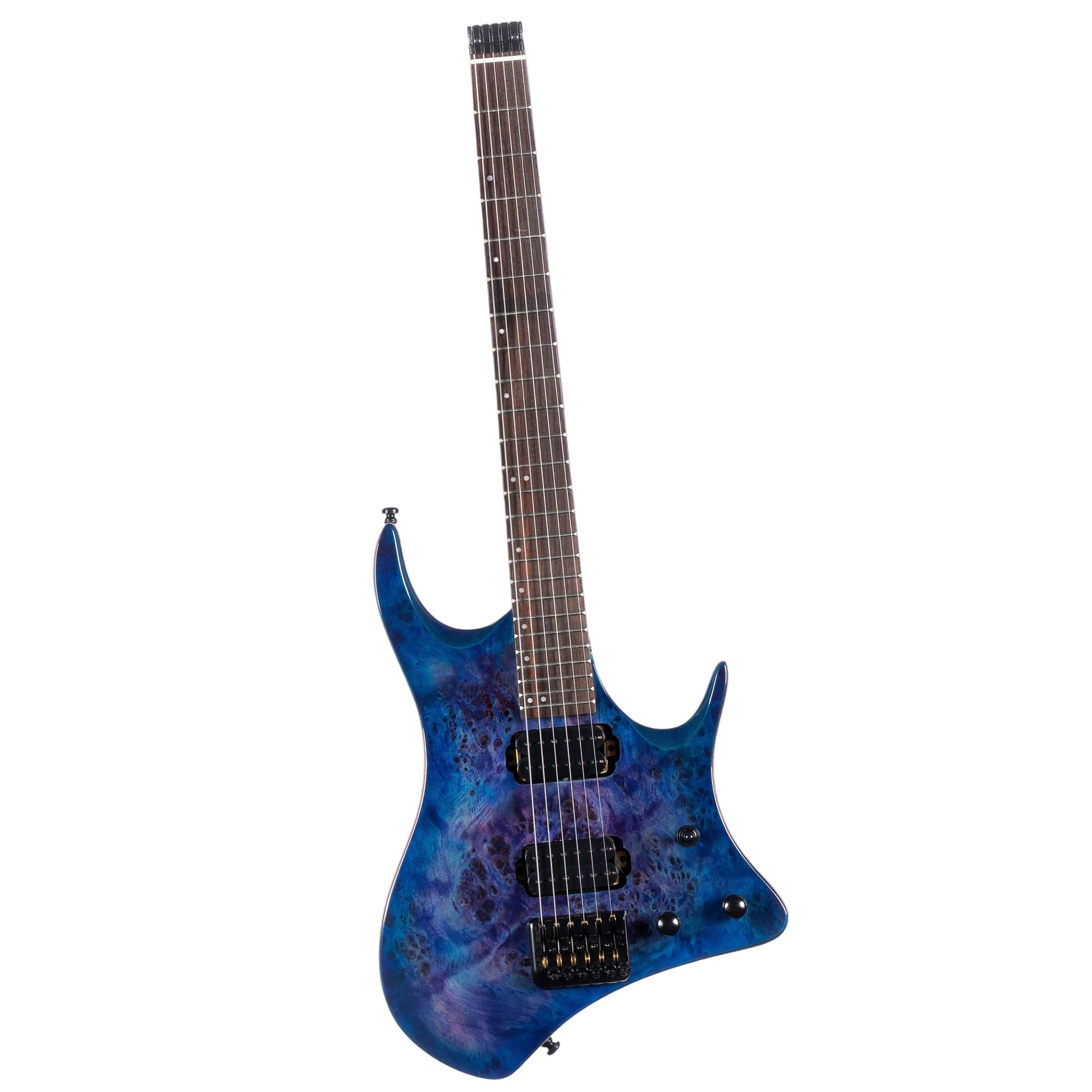 Standard Gitara Elektryczna Bezgłowy Przetwornik Humbucker Do Gitary Elektrycznej Jazzowej Odpowiedni Dla Początkujących I Dorosłych Ćwiczących Grę(Blue)