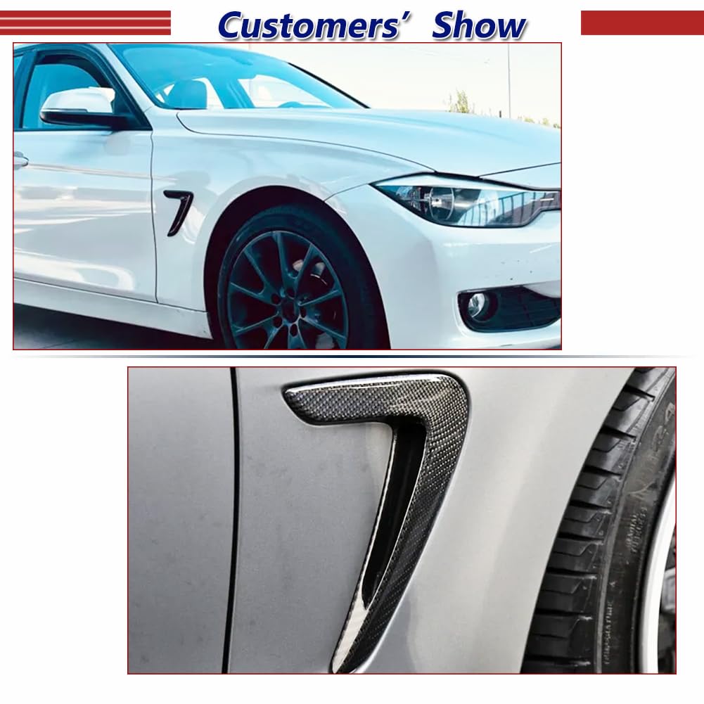 Fender Vents IKON MOTORSPORTS Side For 2014-2016 BMW 4-Series