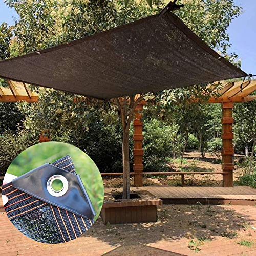 image for winemana 70% Black Shade Cloth, 12 x 12 FT Durable Mesh Tarp with Grom