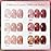 GAOY Rose Garden Jelly Gel Nail Polish of 6 Transparent Nude Red Pink Brown Colors Sheer Gel Polish Kit for Salon Manicure and Nail Art DIY at Home