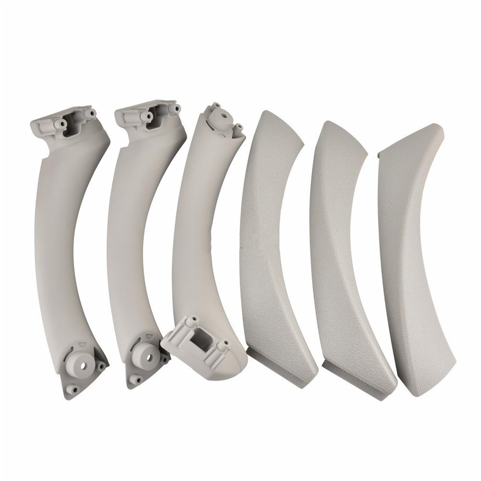 OEXRIGRU Car Interior Door Handles for BMW 3 Series E90 E91 E92 316 318 320 325 328 330 335 328i Car Inside Handle Door Panel(Gray LHD)