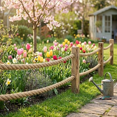 Natural Jute Rope Thick Hemp Rope (1.5 Inch x 20 Feet) Twisted Manila for Deck Railings, Swing Bed, Tug of War, Docks, Nautical, Decorating — view 7