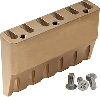 Musiclily Ultra 54mm String Spacing 42mm Depth Full Solid Brass Block for Gotoh 510T Series Tremolo Bridge