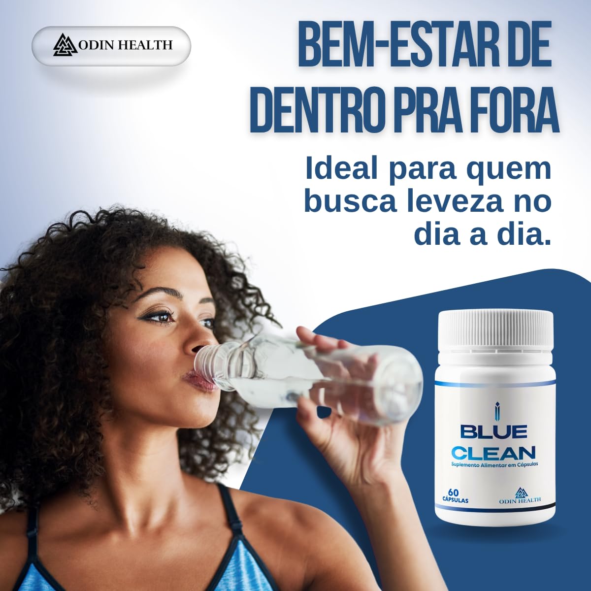 Blue Clean Fórmula Natural 60 Cápsulas | Amazon.com.br