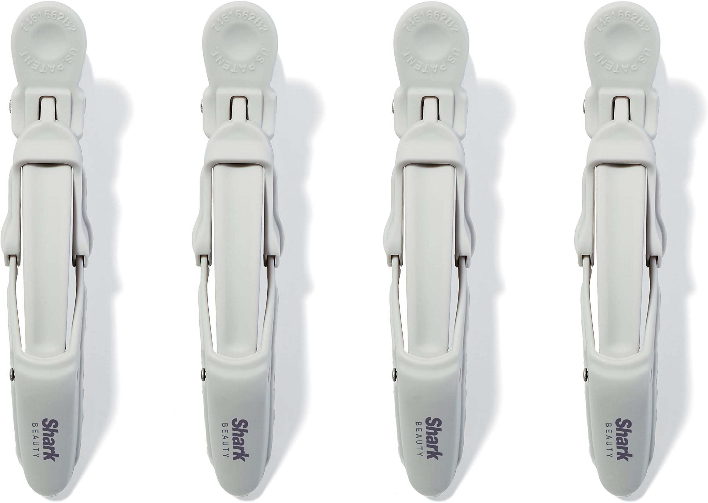 HD100SAHCA Beauty Non-slip Alligator-style Accessory Clips, 4.72 Inch (Pack of 4), Stone