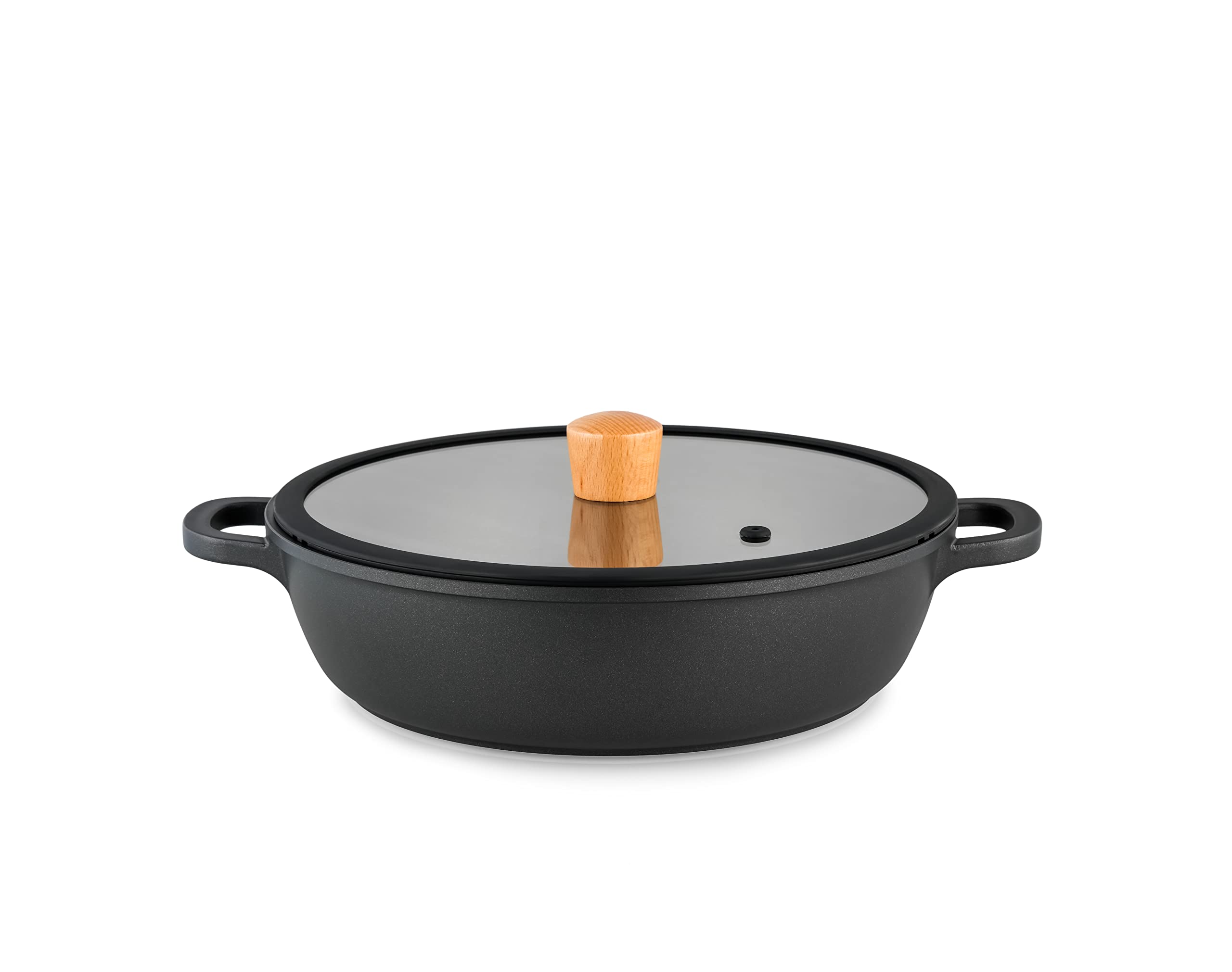 Amazon | SENSARTE 両手鍋 卓上鍋 すき焼き鍋 28cm IH対応 ガス