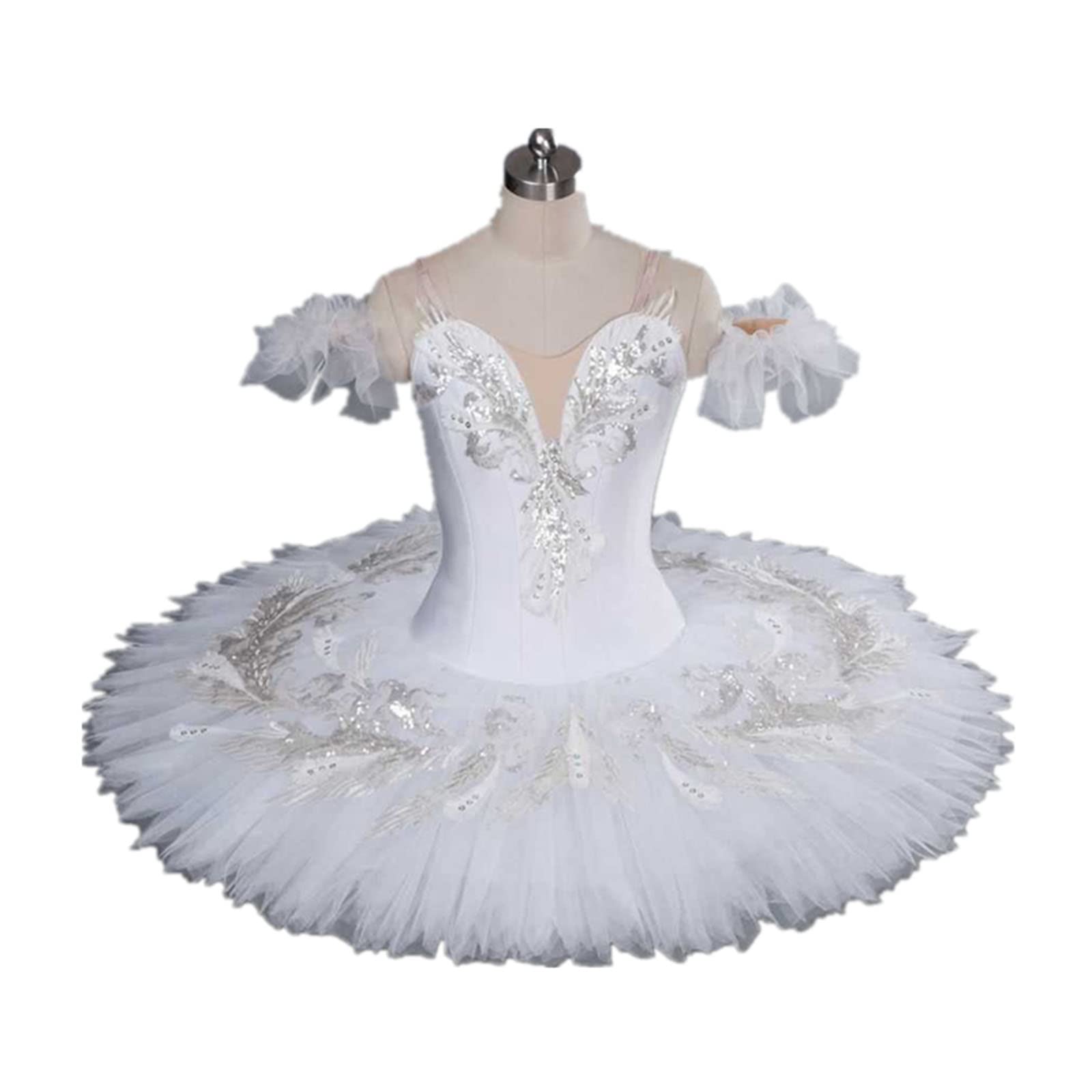 Robe Tutu de Danse de Ballet pour Filles Costume du lac des cygnes Compétition de Costumes de Danse