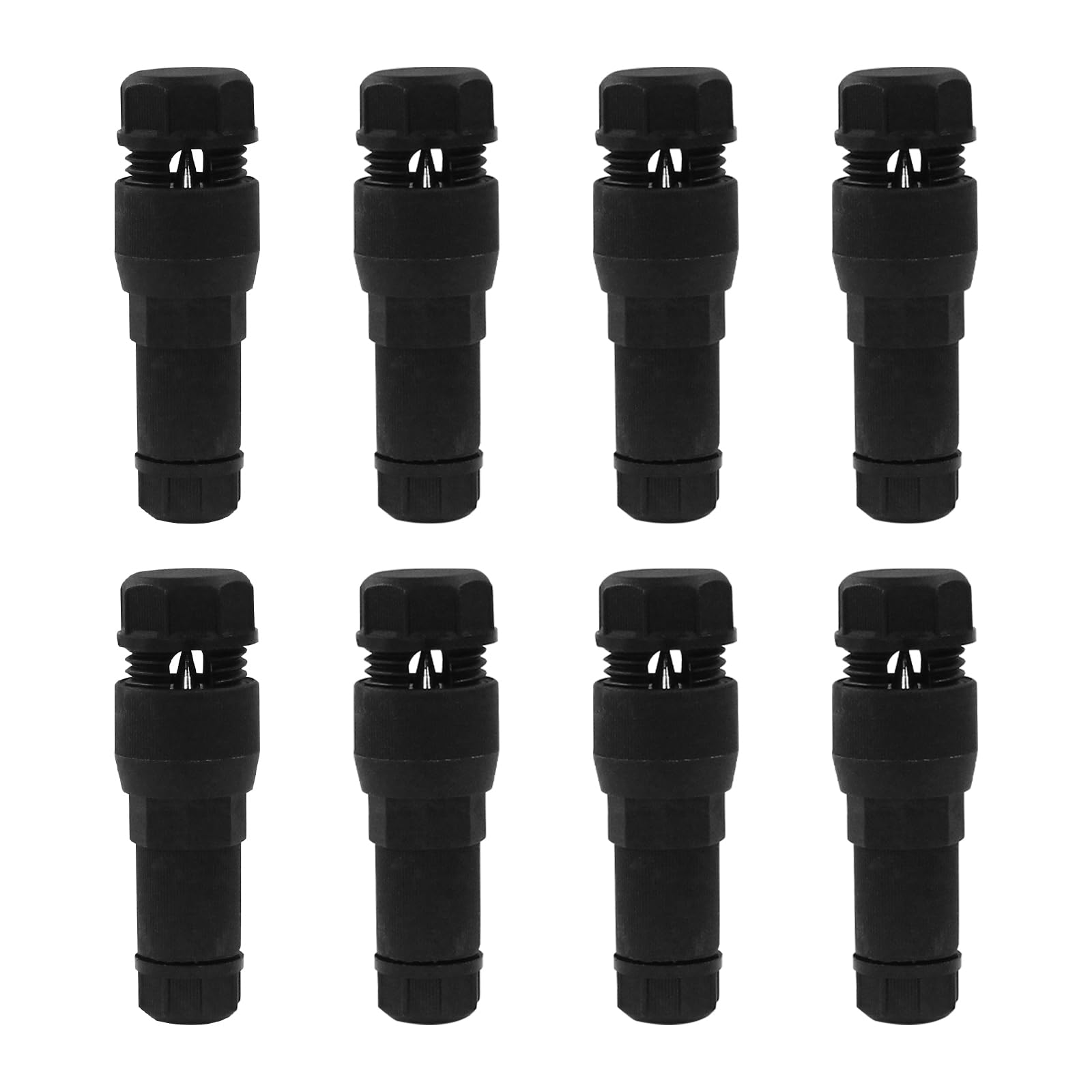 Litoexpe 8 Pcs Low Voltage Wire Connector for 12/2 14/2 Gauge, Lighting Connectors Waterproof for Outdoor Low Voltage Landscape Lighting Pathway Lights-image-19