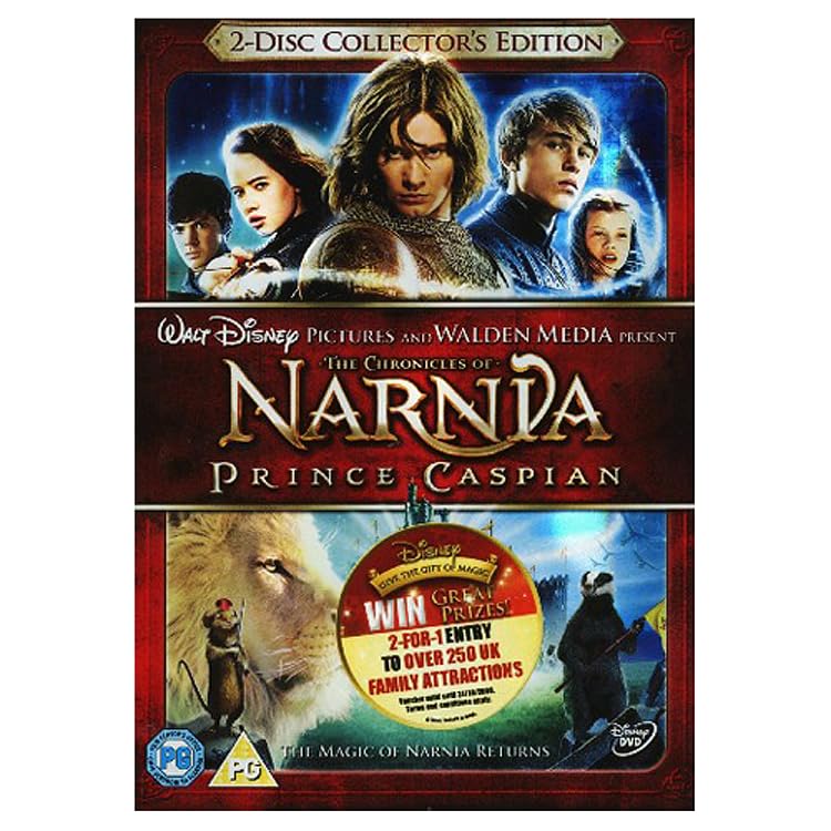 Narnia Prince Caspian DVD 2disc Película de Fantasía y Aventura Familiar