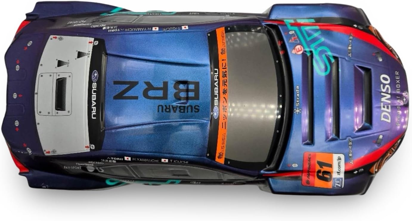 Painted PVC Body Shell for 1/10 On Road Racing Drift Car, Pre Cut, 1:10 Scale, 190mm, Subaru BRZ Style