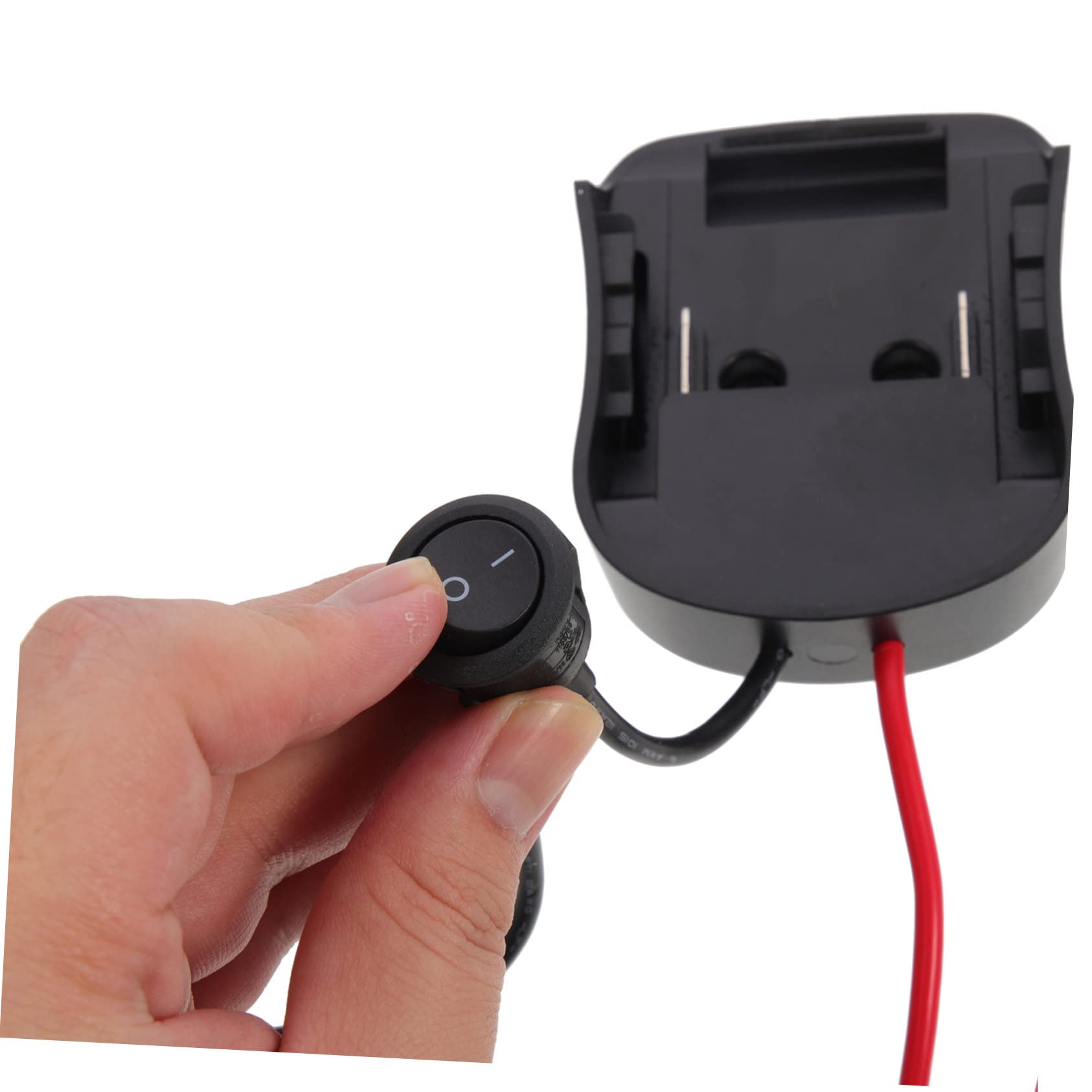 3 Piezas Adaptador De Batería De 18v Convertidor De Batería Camión Adaptador Camiones RC Convertidor De Potencia para Bricolaje Negro Ordenador Personal