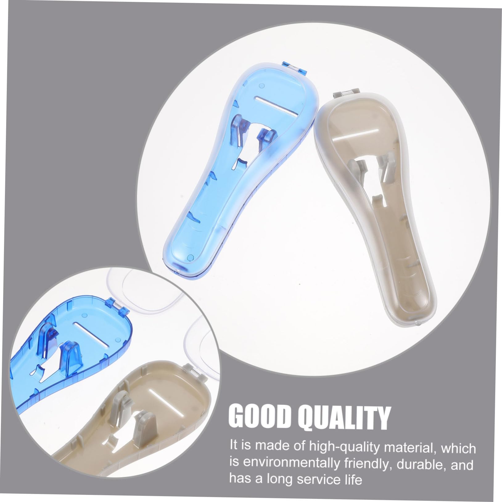3pezzi Custodia Portatile Per Rasoio Antiurto Organizer Per Rasoio Scatola Resistente e Leggera Per Uso Interno Ed Esterno
