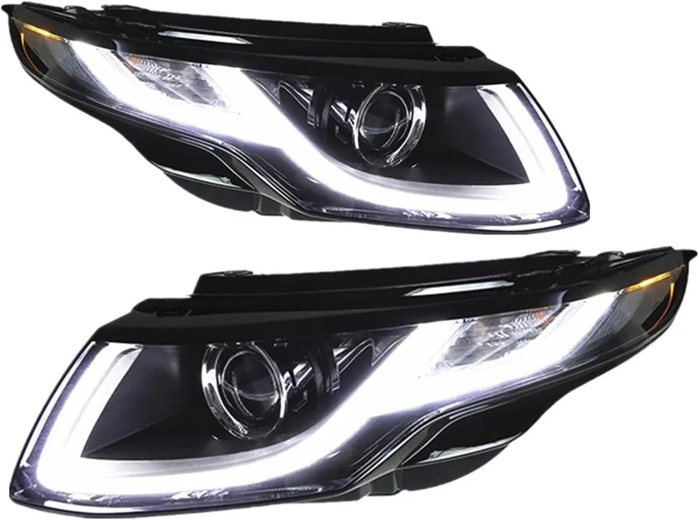Car Front Lights,Compatible For Range Rover,Compatible For Evoque，Led Headlights L538 2012-2018 Accessories Led DRL Lights Assembly(2012-2014 Year,No AFS)