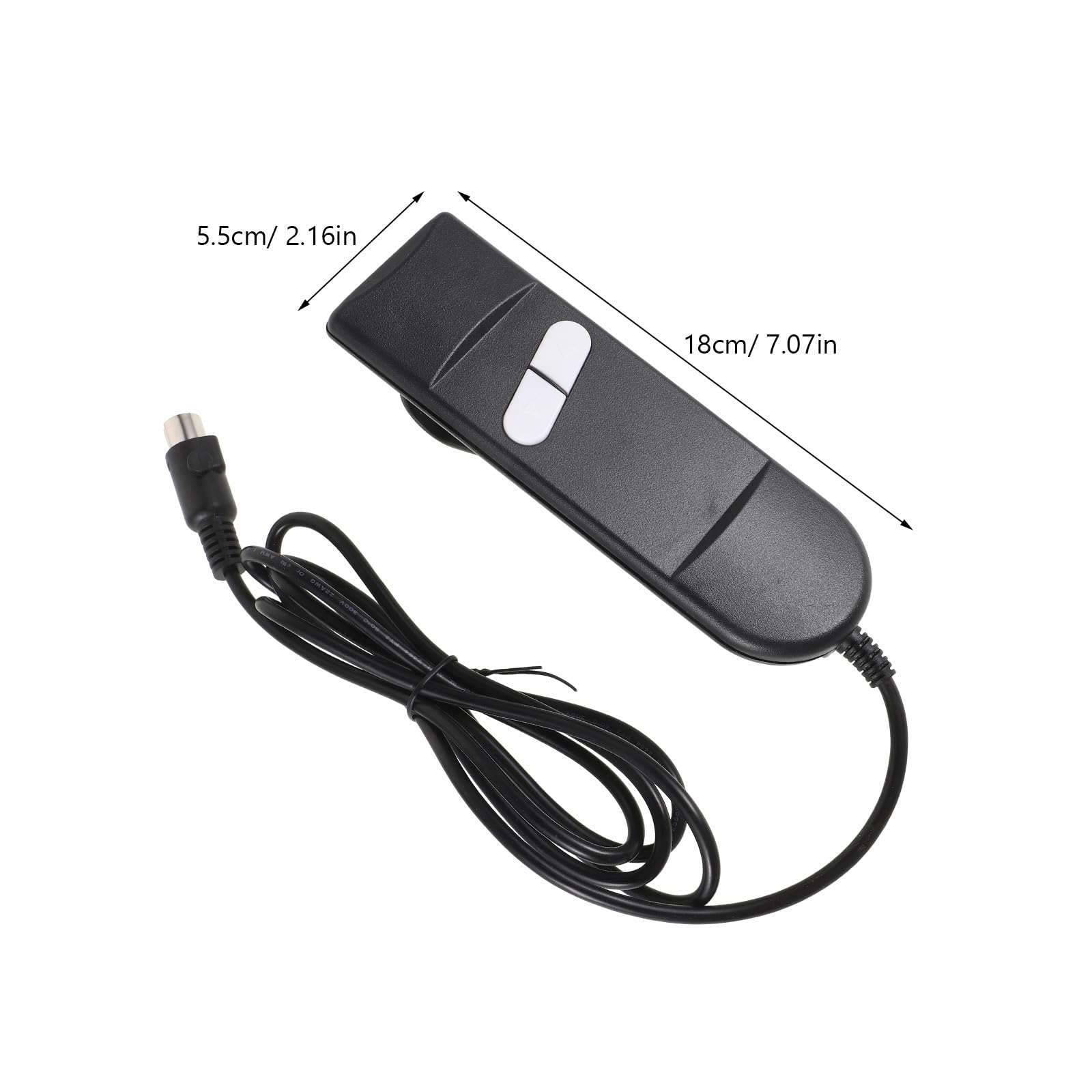 SHINEOFI Interruptor de Repuesto para Sillón Reclinable Eléctrico Controlador Manual de 2 Botones Piezas para Silla Elevadora Compatible Muebles Reclinables Uso Doméstico y Oficina