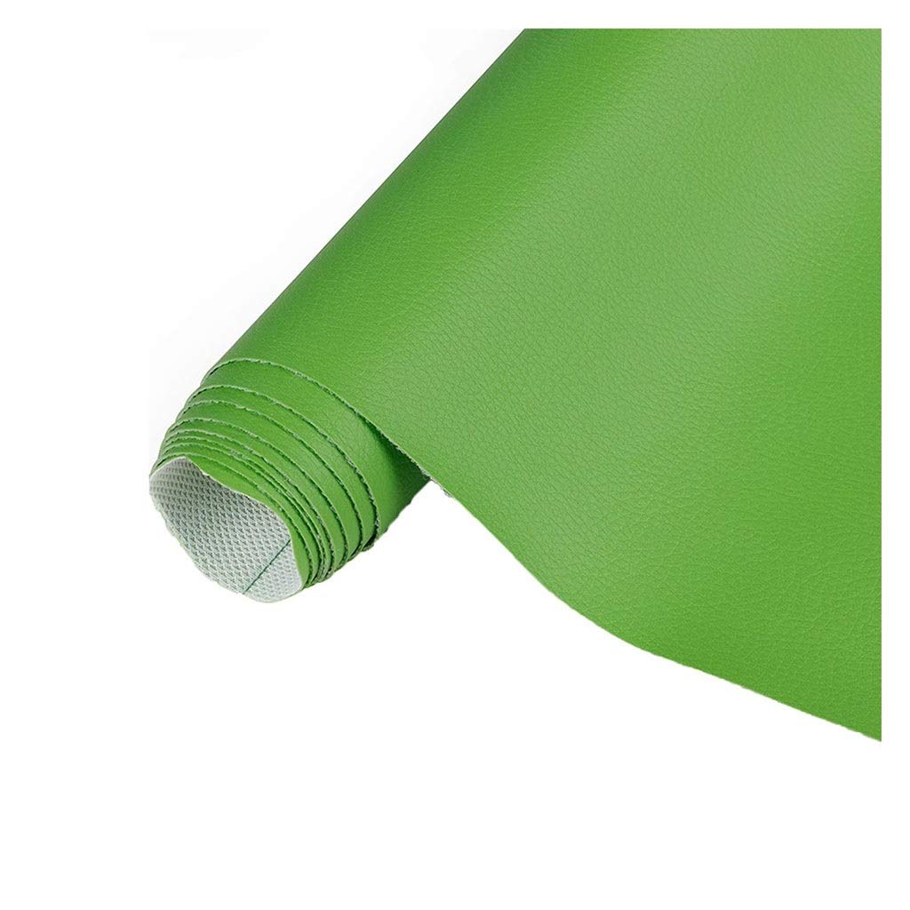 Tkanina obiciowa, Tkanina ze sztucznej skóry Tkanina obiciowa ze sztucznej skóry PVC Skóra ekologiczna do tapicerki Rzemiosło, szycie DIY, Sofa, Torebka, Dekoracje kokard do włosów, Zielony c, 1,6×1 m