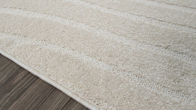 Tapete rectangular moderno 4x6 crema Luxe Weavers miniatura 7