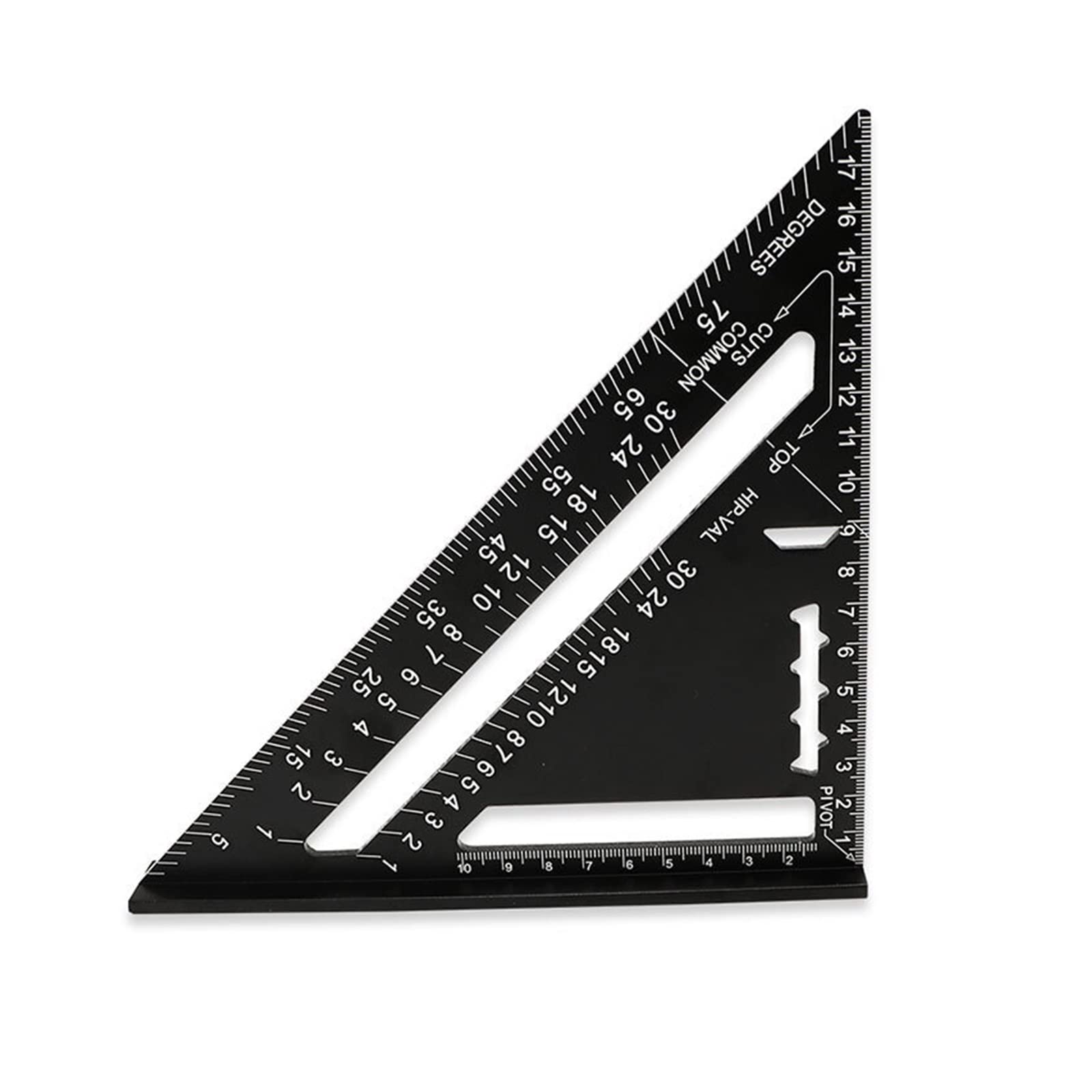 Angle Protractor,7inch Triangle Ruler 90 Degree Square Ruler Woodworking Measurement Tool