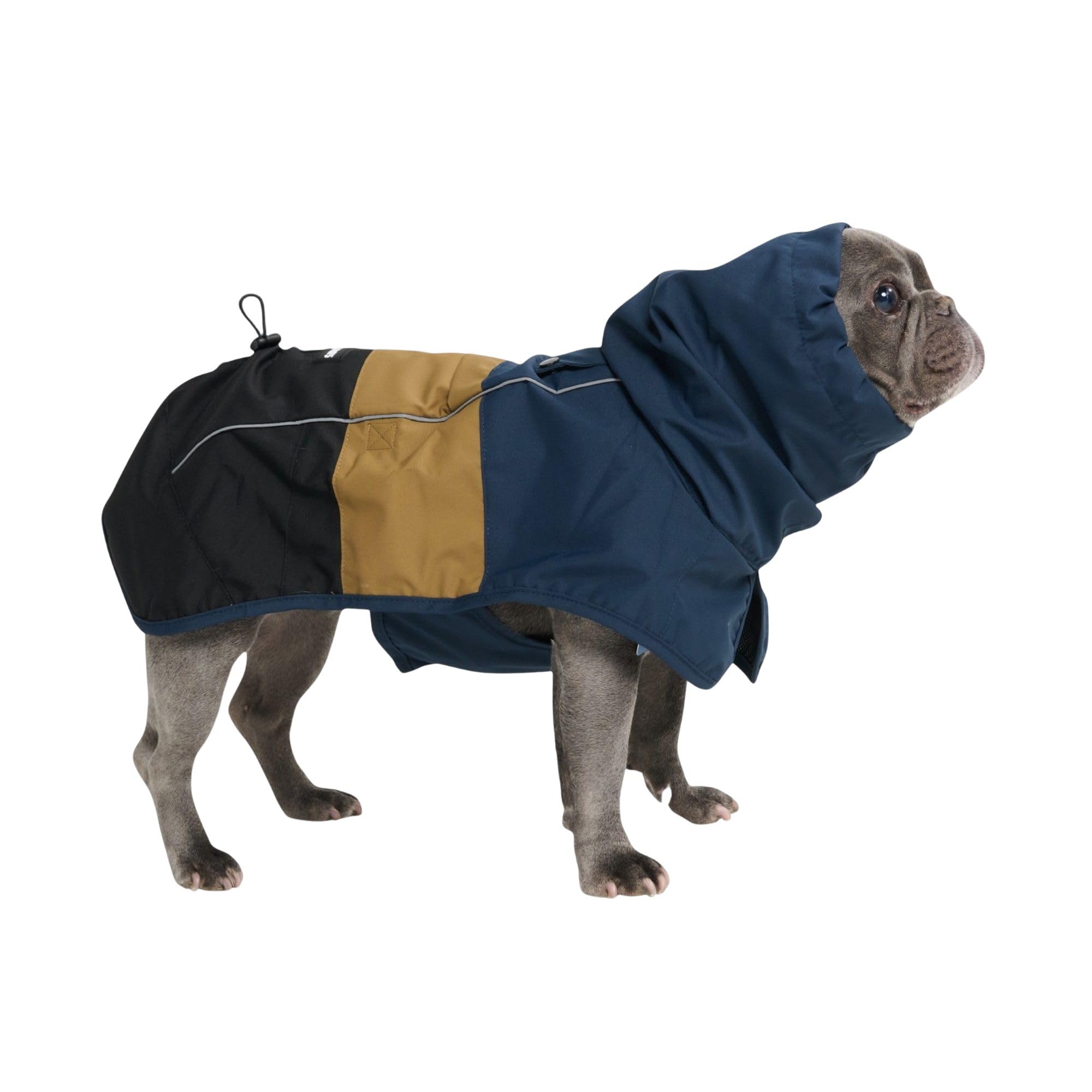 Spark Paws Dog Raincoat - Waterproof Rain Jacket w/Hood, Full Coverage
