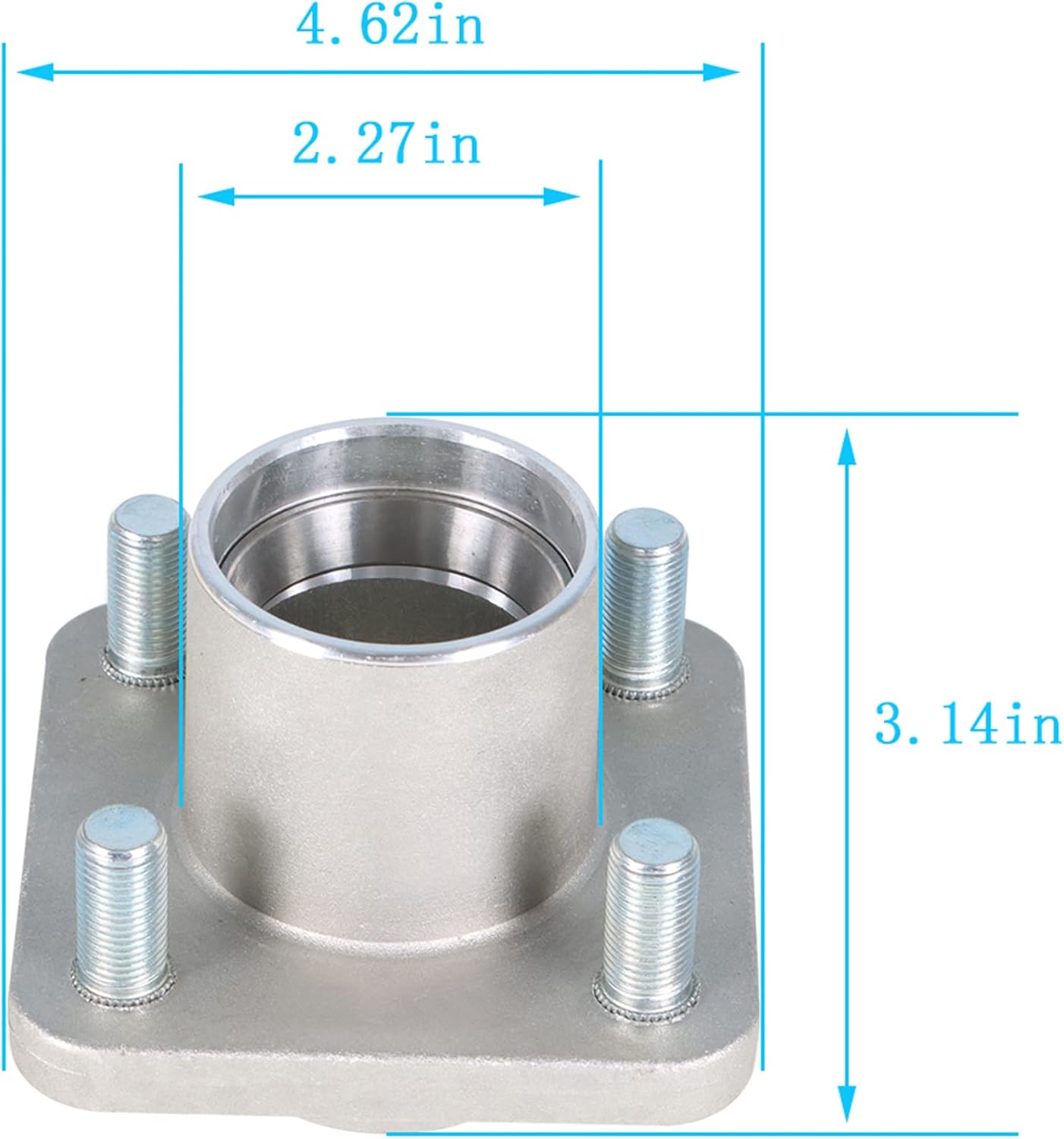 Buy WFLNHB 2 Front Wheel Hub Assembly with Hub Bearing/Oil Seal/Dust