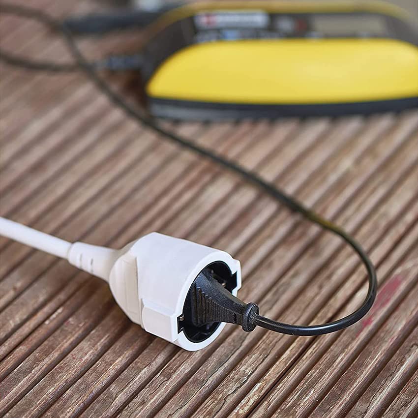 Cavo Prolunga 2 Metri Schuko 16A - Bianco, H05VV-F 3G1,5mm², Per Casa E Ufficio - Foto 9