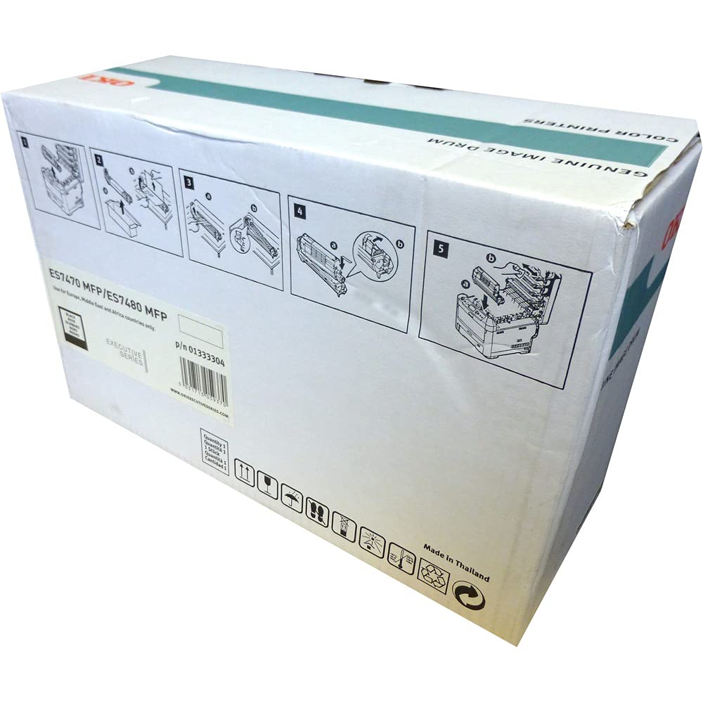 ECOPRO - Tamburo Originale per le stampanti OKI ES7470 ES7480 ES 7470 7480 - Nero - da 30.000 Pagine A4 - Cod 01333304