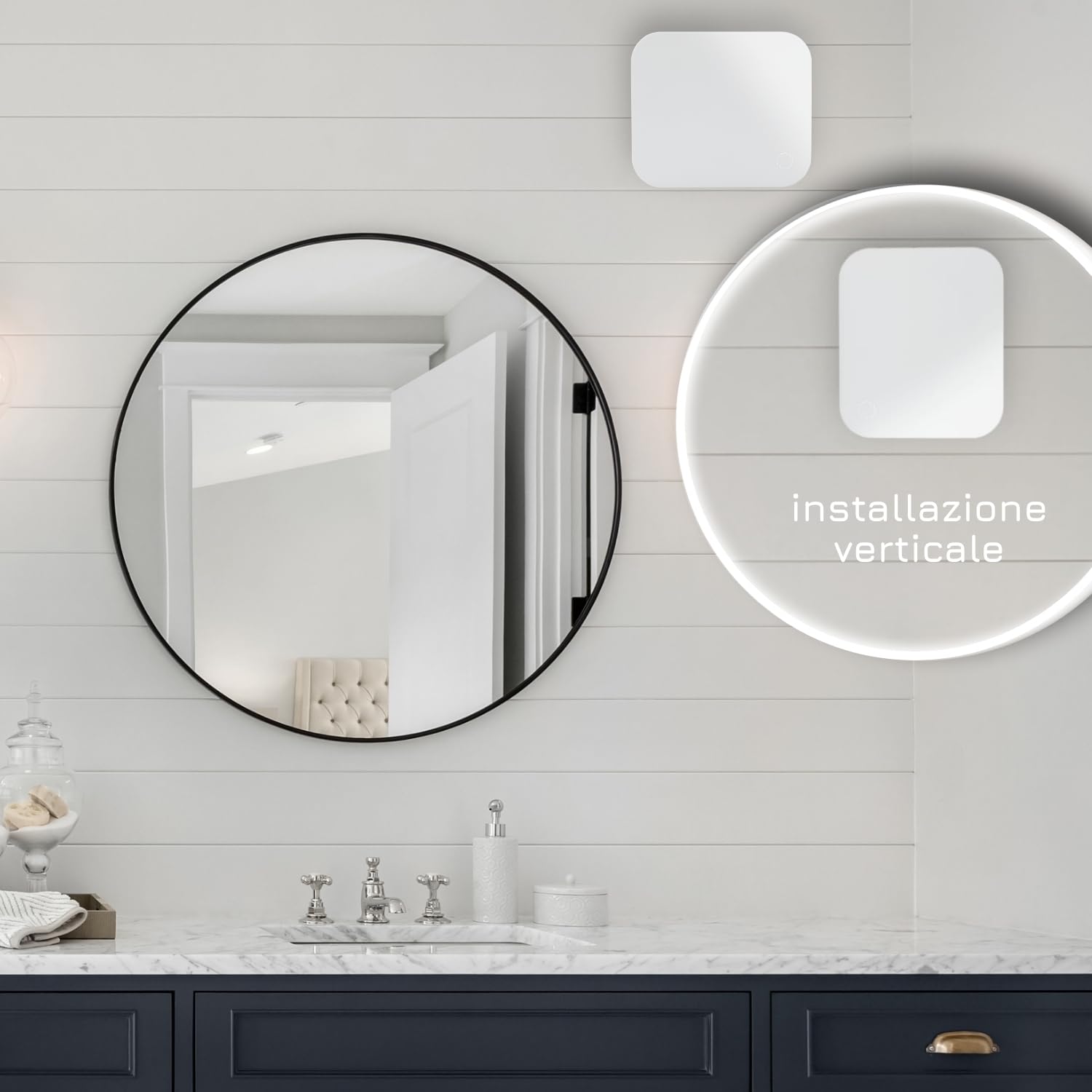 Turbionaire TREND 100TWM Aspiratore Bagno, 100mm, Temporizzatore, Valvola di non ritorno, Silenzioso, IPX4, Per Combattere Muffa e Umidità, Bianco, Garanzzia 5 anni